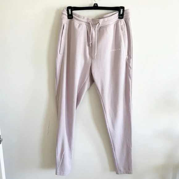 Alphalete pink slouchy boyfriend sweatpants size large - Picture 1 of 6